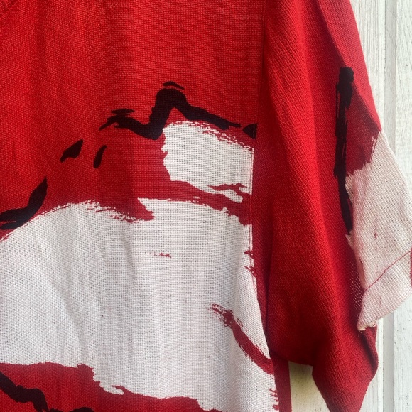 Vintage classic red dress - Picture 7 of 8